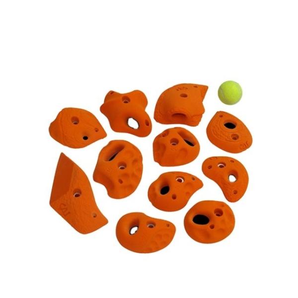 Medium Durable Resin Indoor Equipment Pocket Rock Climbing Holds with GRP
