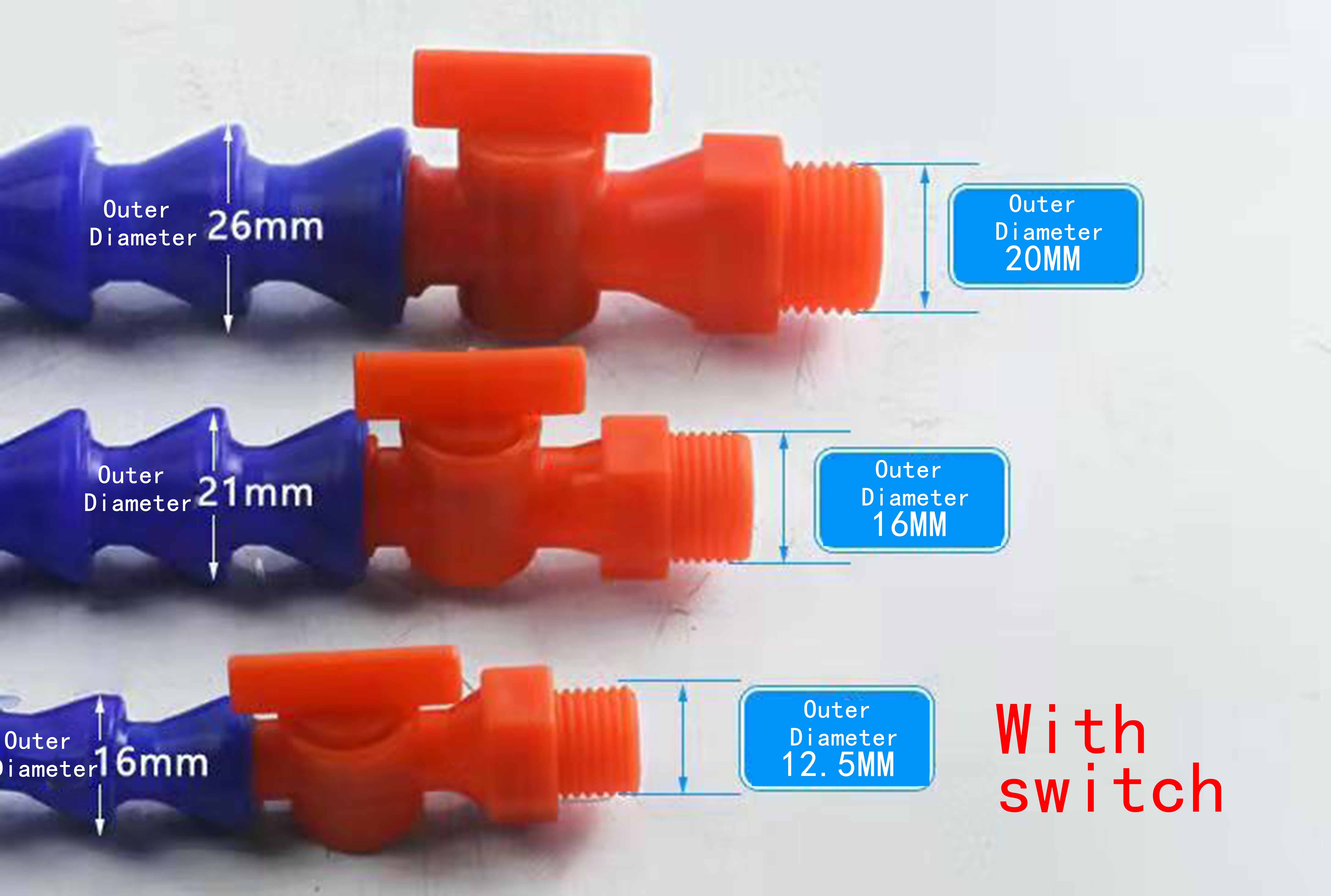 Factory direct wholesale Plastic Flexible Collapsible Plastic Tube CNC machining center cooling pipe