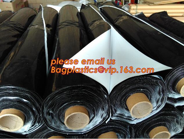 Custom biodegradable agriculture plastic mulch film,tubular roll with black colour for agricultural mulch film BAGEASE