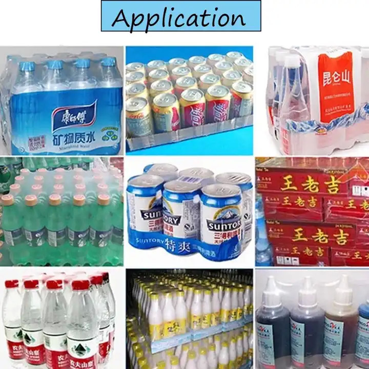 Bottle Bag Packaging Machine / Film Stretch Packaging Machine / Pe Film Cuff Type Heat Shrink Packaging Machine