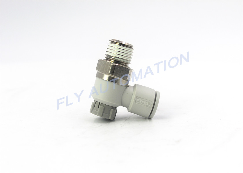 AS2201F-01-10S Speed Control Valve With One Touch Fitting Elbow Type Lot Of 5 SMC Type