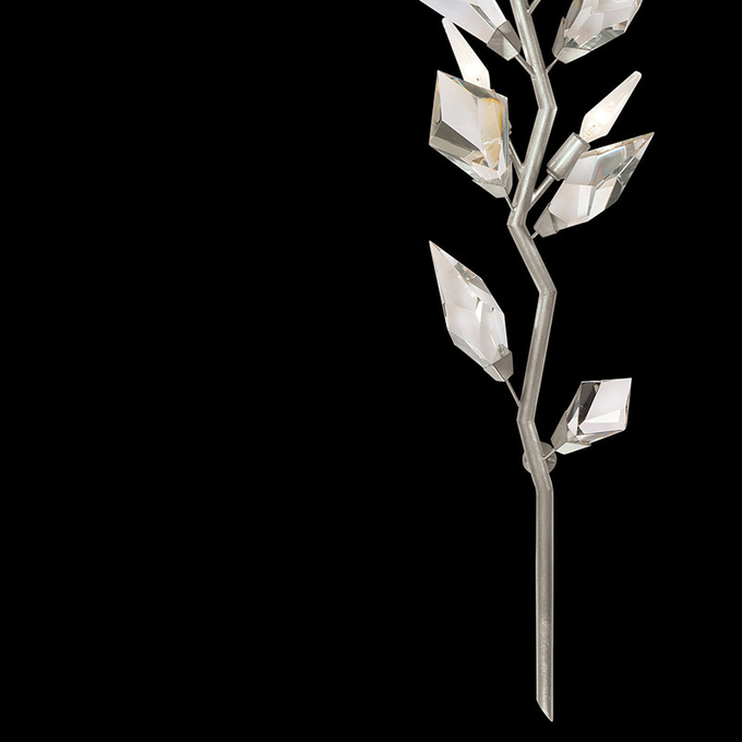 Faceted Crystal Leaf Chandelier Easy Maintenance