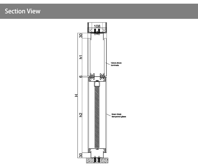 Premium Performance Design Solid Partitions Wall Indoor Privacy Soundproof Wall