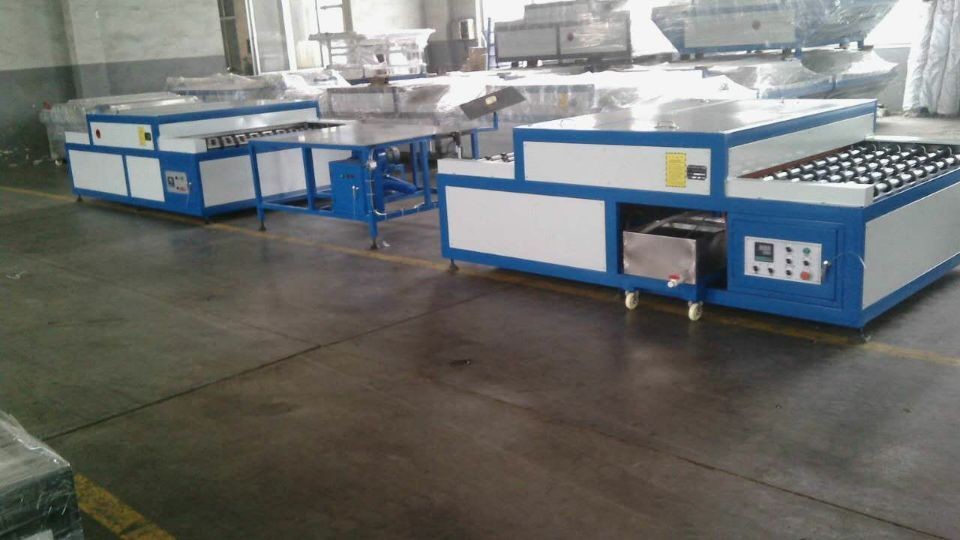 Double Glass Making Hot Roller Press Machine/Horizontal Insulating Glass Making Machine