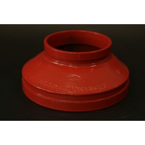 Pipeline System Grooved Eccentric Reducer Pipe Fitting Epoxy Spraying