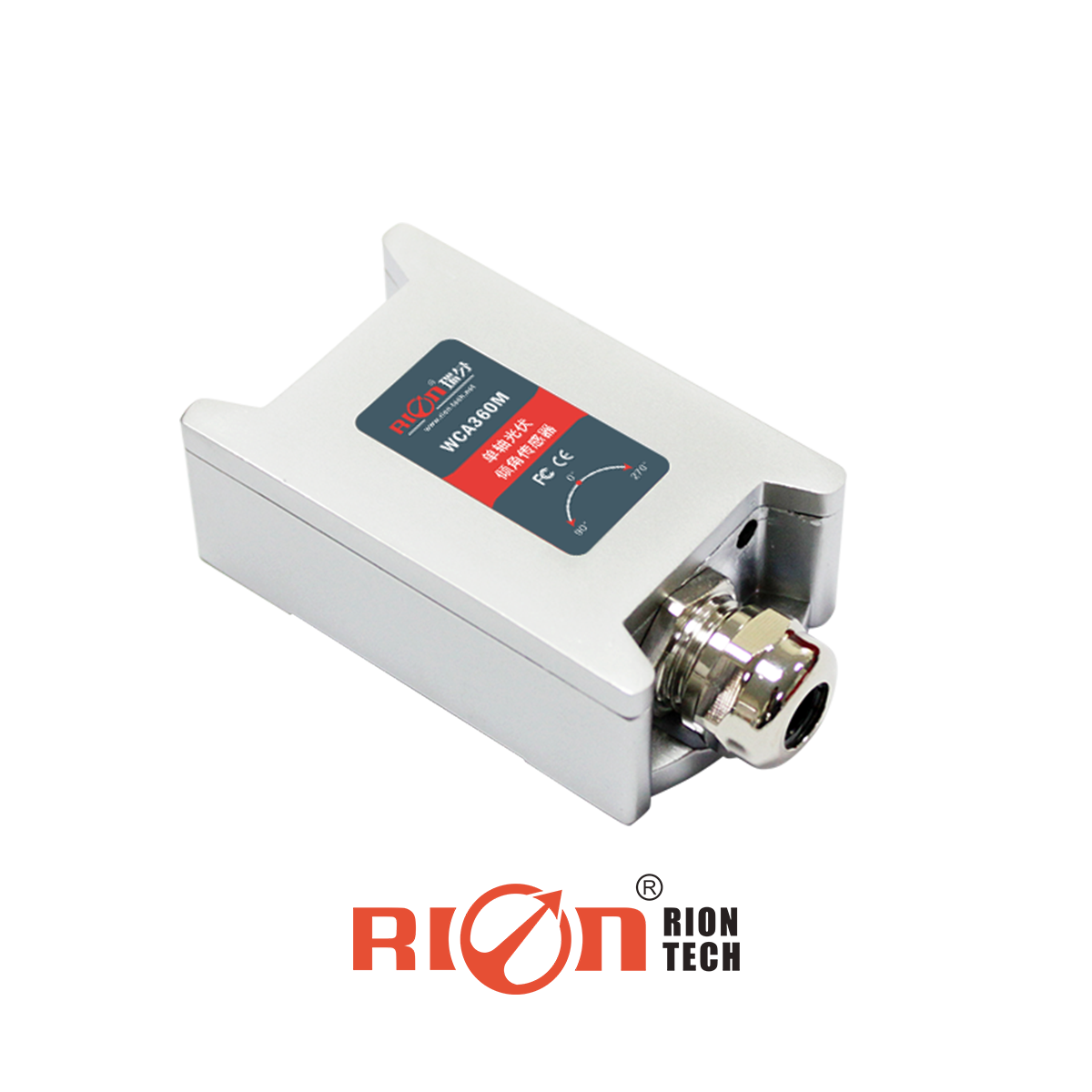 WCA360M Single-Axis Tilt Sensor with High Resolution 0.1° for Solar PV Tracking