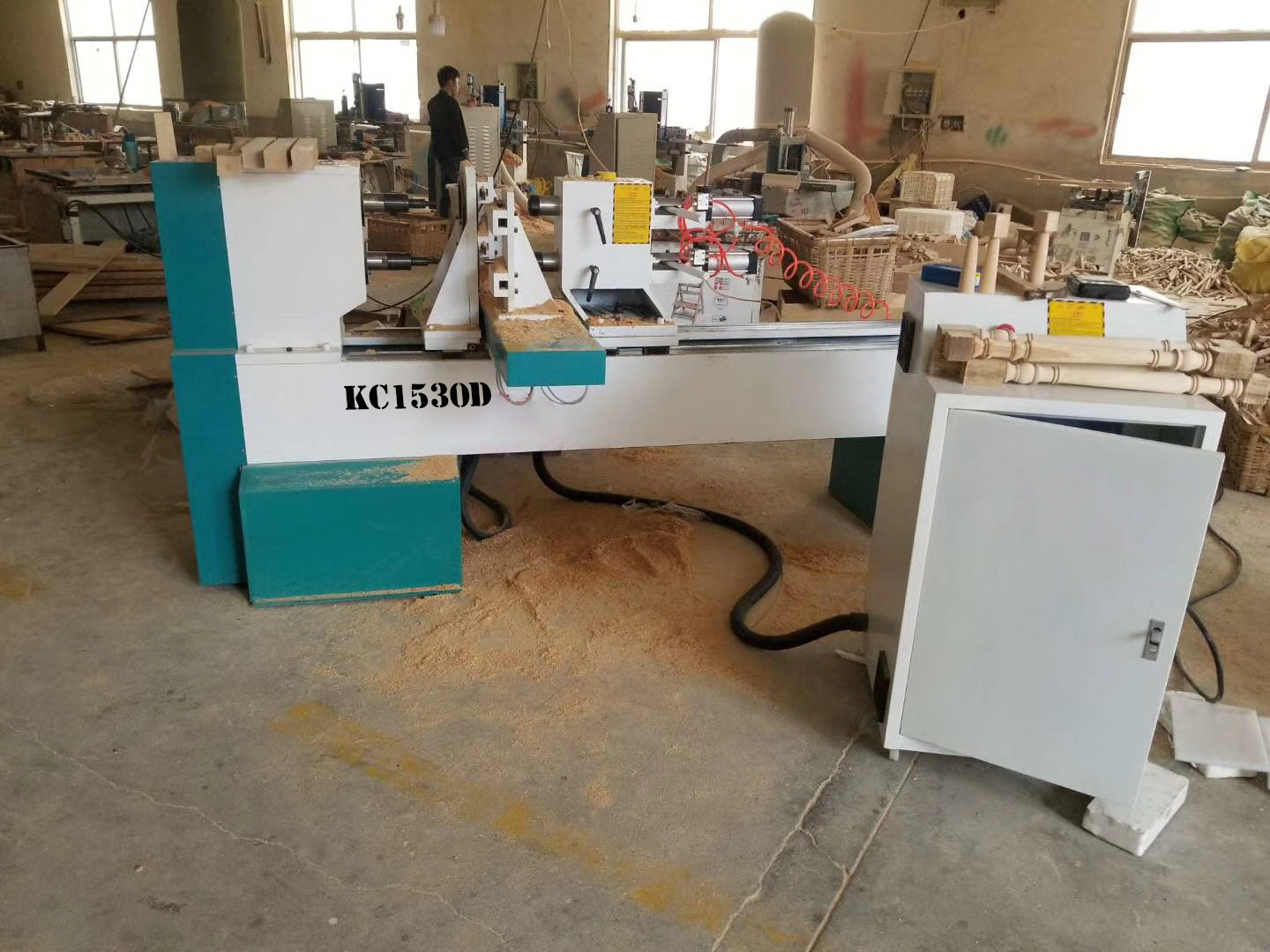 China cnc lathe wood lathe machine KC1530-D