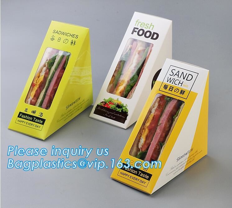 Wholesale custom Paper Cookies packing Cake Box with PVC window,Wholesale Plastic Square Birthday Wedding Packaging Clea