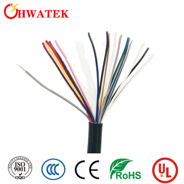 SHLD PVC GY OD 4.8mm Bare Copper Ul2464 Cable CE 4CX22AWG