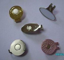 Golf soft enamel colors zinc alloy hat clip & ball markers