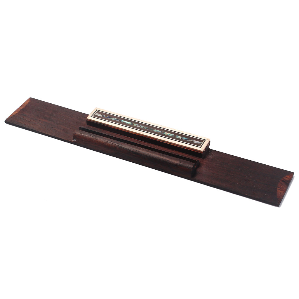 Sturdy 80*3mm Slotted Guitar Bridge Replacement Burlywood Color