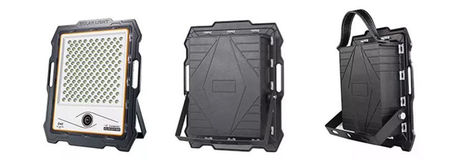 Adjustable Super Bright Solar Flood Light Outdoor Waterproof Power Panel Led