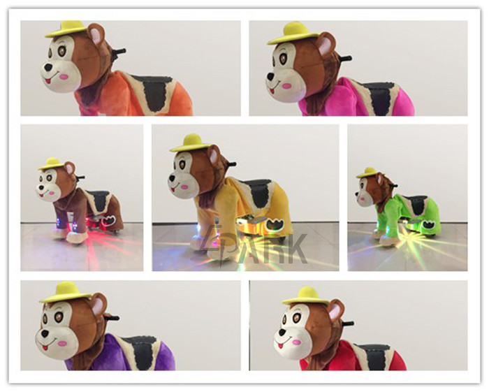 Adult Or Kid Riding Toys Plush Animal Electric Scooter L95* W60* H80 CM