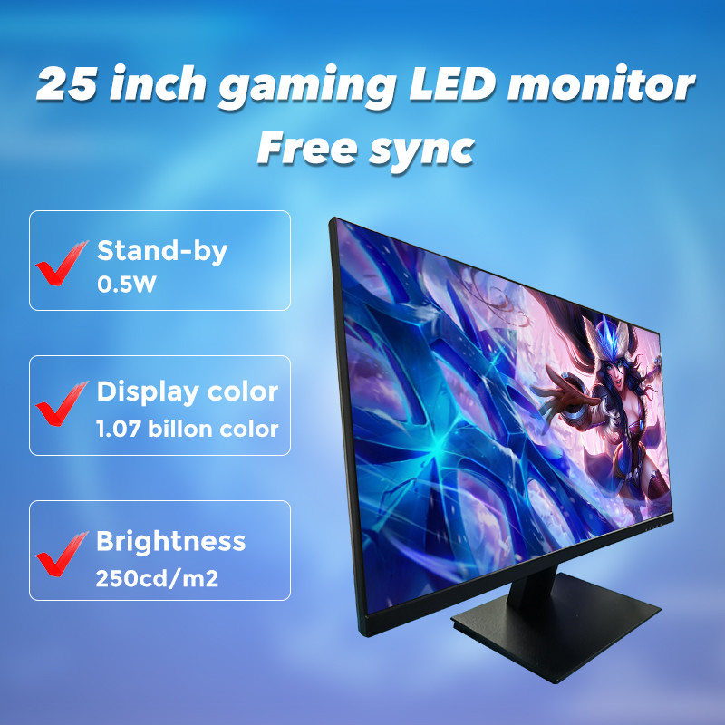 25 Inch 1080p 240hz 1MS LED Gaming Desktop Monitor Free Sync DP HDMI Input