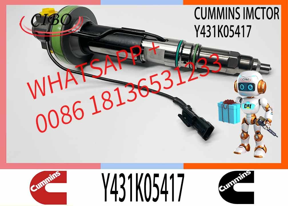 New Y431K05417 2867147 engine fuel injector nozzle assy for excavator K19 KTA19 QSK19 QSK38 QSK60 construction hinery