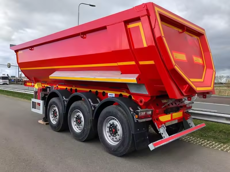 Factory Direct Heavy Duty U Shape 3/4/5 Axle Tipper Dump Trailers Semi Tipping Trucks for Stone Sand or Coal Transportation