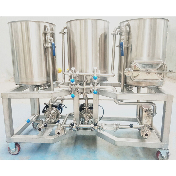 Manufacturing Plant Micro Craft Beer Brewing System with 2.1*0.83*1.53m Package Size