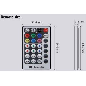 DC12-24V Wireless 28 key rf remote rgb controller