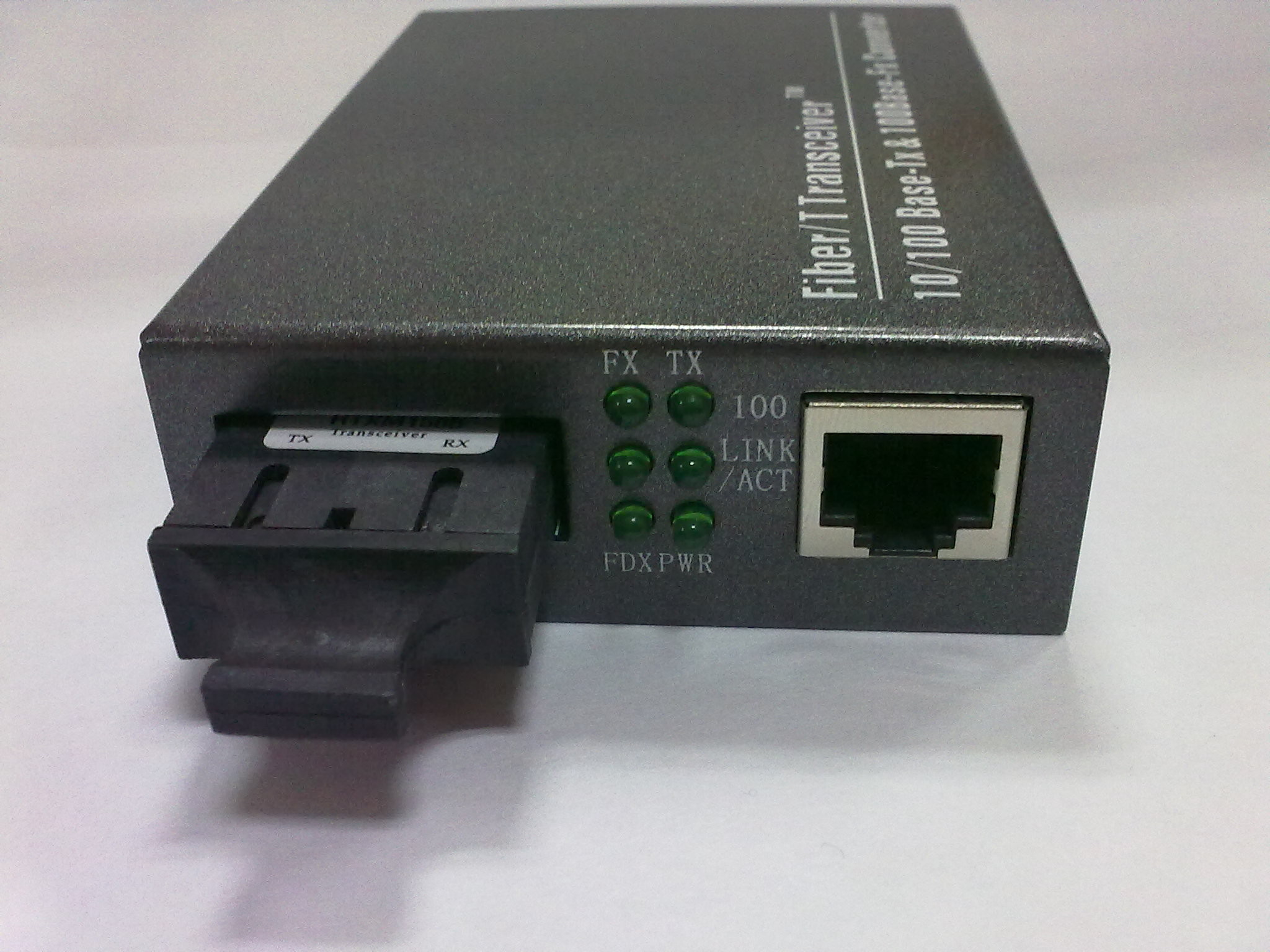 Black color RJ-45 SC Fiber Optic Ethernet Media Converter Apply to the Campus Broadband Network