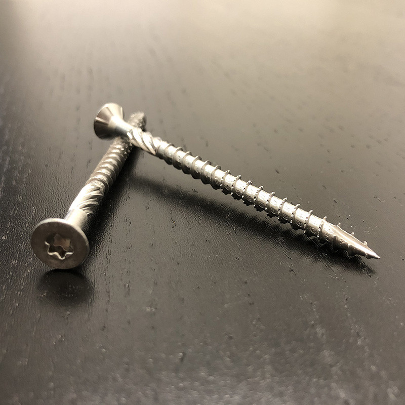 #8 Star Head 40mm Wood Screws Stainless Steel Chipboard Coarse Thread
