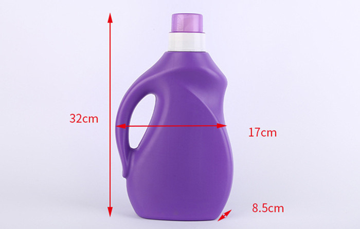 Plastic HDPE Customized Liquid Empty Laundry Detergent Bottles Jugs 2 Liters