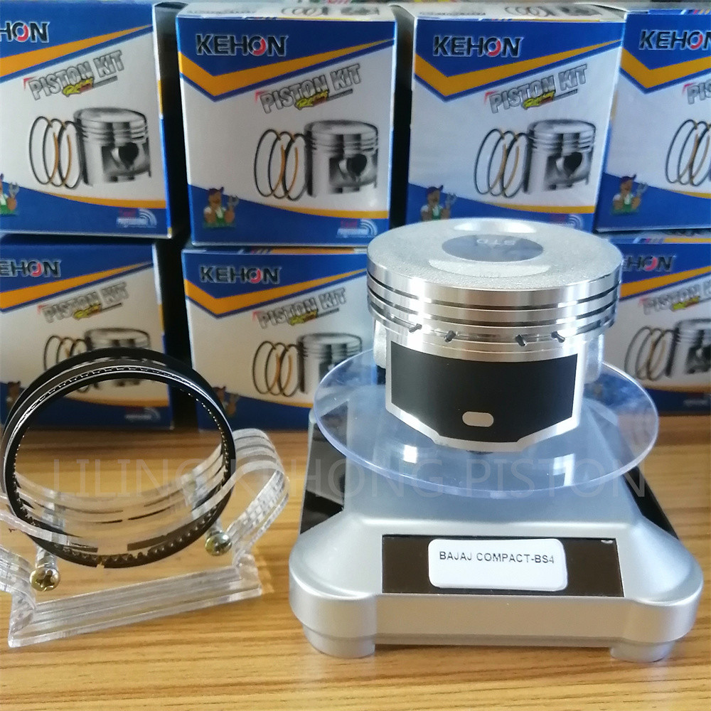 Durable BAJAJ Piston And Ring Set Fit COMPACT-BS4 Pin Size 17x48mm