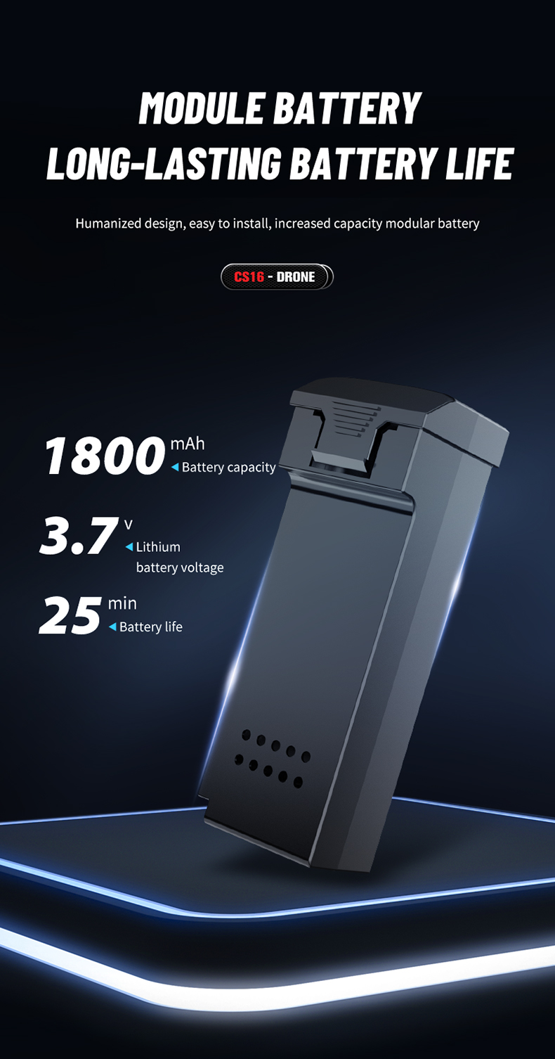 Outdoor Adventure 1080P Hd Live View Drone with Speed Adjustment Function 120M Remote Distance and 3XAA Controller Battery