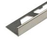 Buy cheap Inlay 0.6mm Stainless Steel Round Edge Tile Trim Flooring Accessories Skirting from wholesalers