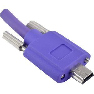  High Flex Cable USB 2.0 A To Mini B Gold Plated Connector with Screw Locking 1.5 Meters Manufactures