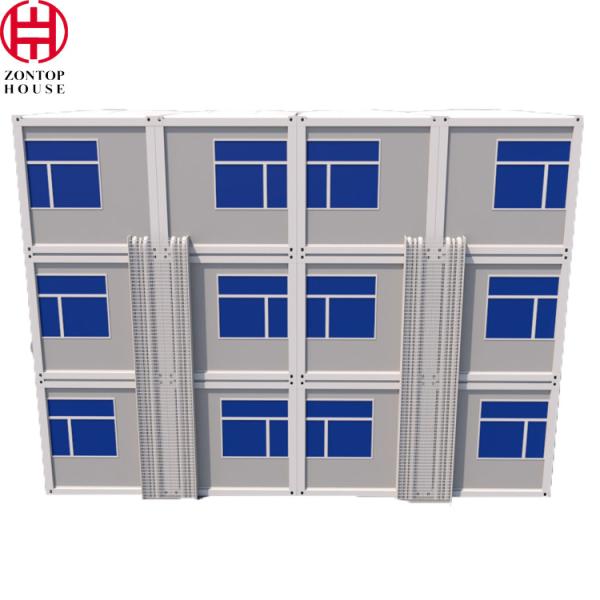 Zontop China 4 Bedrooms Luxury Prefabricated Modern Quick Concrete 20ft