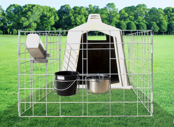 sturdy Thickness 3mm Plastic Calf Shelters reinforced polyester