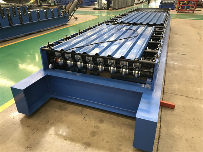 high speed printed color steel Trapezoidal roof sheet making machine roofing panel machine