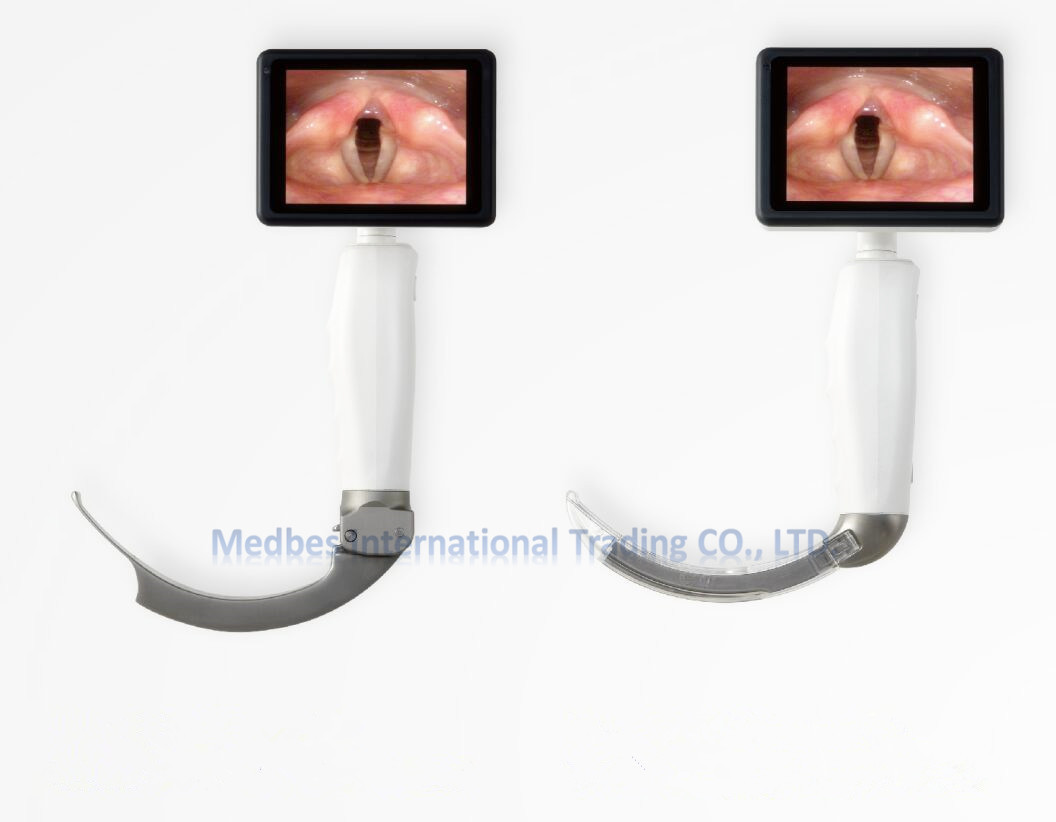 Cheapest video laryngoscope with blades, laryngoscope set for human