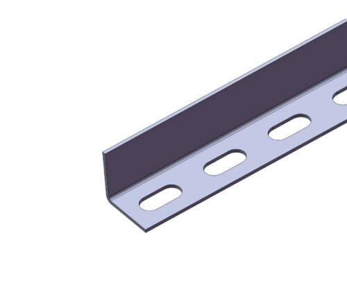 Galvanized Steel 41x41 1 58 Slotted Angle Channel