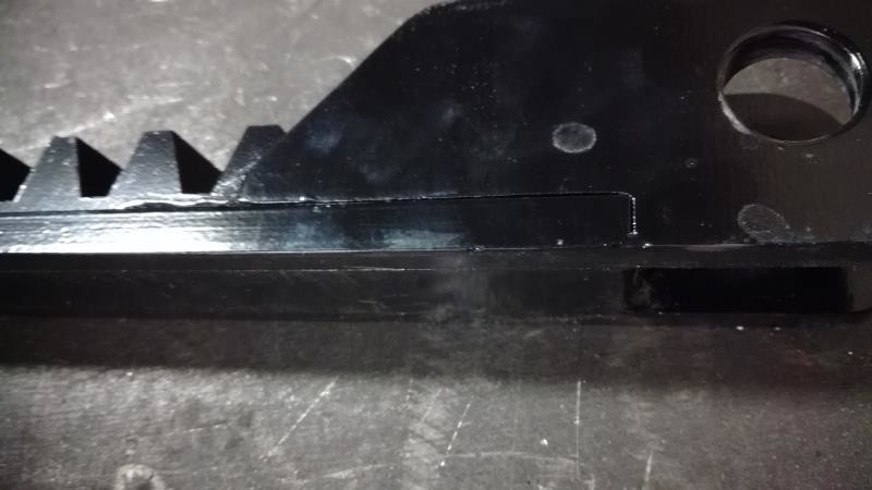 Black Paint Tarp System Parts Rack Pinion Retractable Tarps Parts