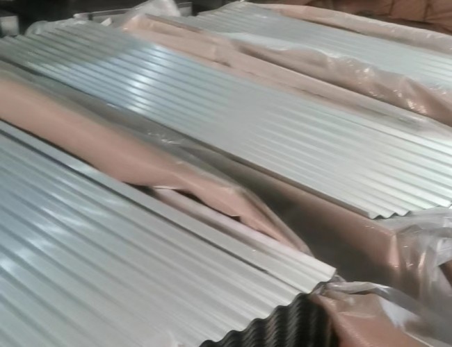 Roofing Galvanized Steel Corrugated Sheet Regular Spangle 1250x2500mm