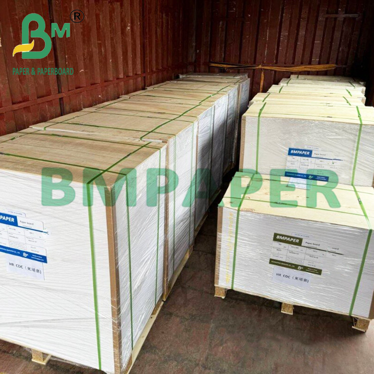 1.4mm 1.6mm White Absorbent Coaster Paper Board For Drinks 420x620mm