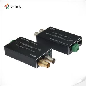 Mini-type Fiber Converter with Tally &amp; Reverse RS485 over a HD-SDI Loop Output Manufactures