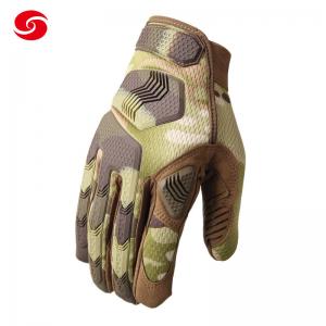 China Full Finger Camouflage Military Sport Gloves For Man on sale