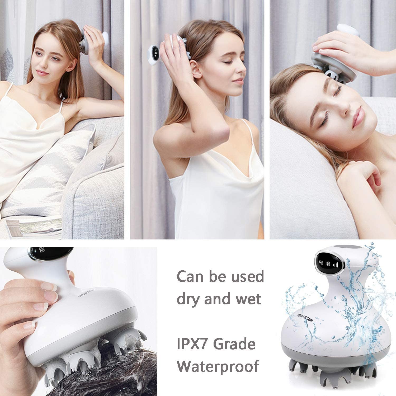 ODM Rechargeable Head Scalp Massager