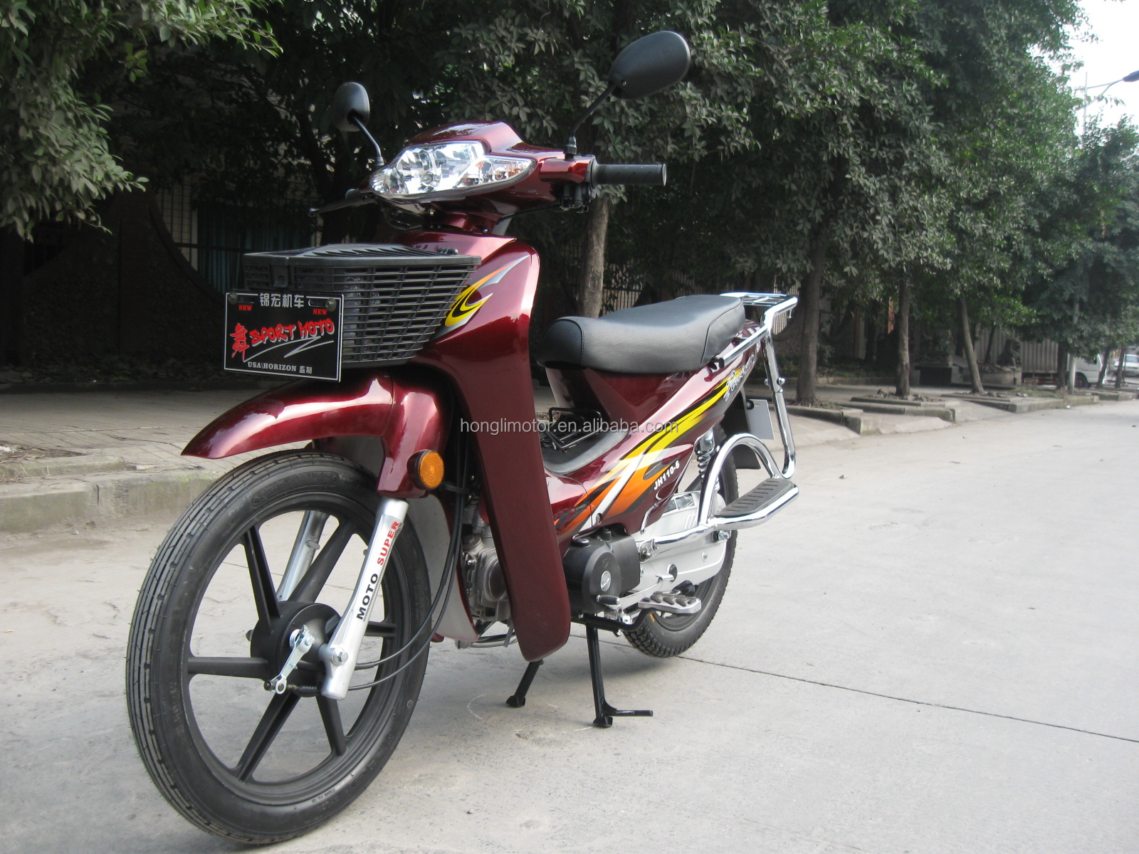 Tuvalu Hot Sale cheap motorcycle 110cc ZS engine cub bike 125cc LIFAN super cub motorcycle China