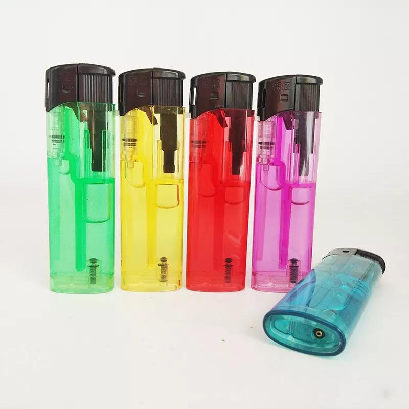 Pocket Rubber Paint Butane Rechargeable Electric Lighter Encendedor