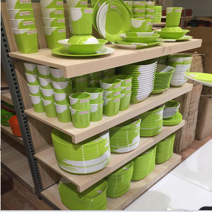 Factory Wholesales Wood Retail Grocery Store Metal Display Supermarket Racks Shelf for Supermarket
