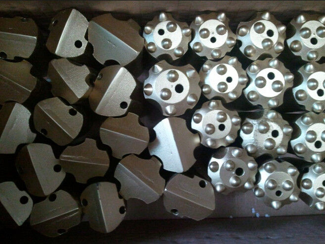 7° Taper Button Drill Bit Diameter 40mm Gauge 4 x 8mm Tungsten Carbide