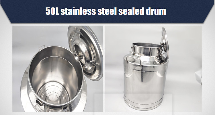 50L Double insulation Goat Sheep Cow Used stainless steel milk can