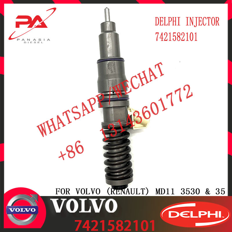 Diesel Fuel Injector 21582101 7421644602 7485000674 7485003951 7421582101 E3.18 for V-O-L-V RENAULT 11LTR EURO3 HI