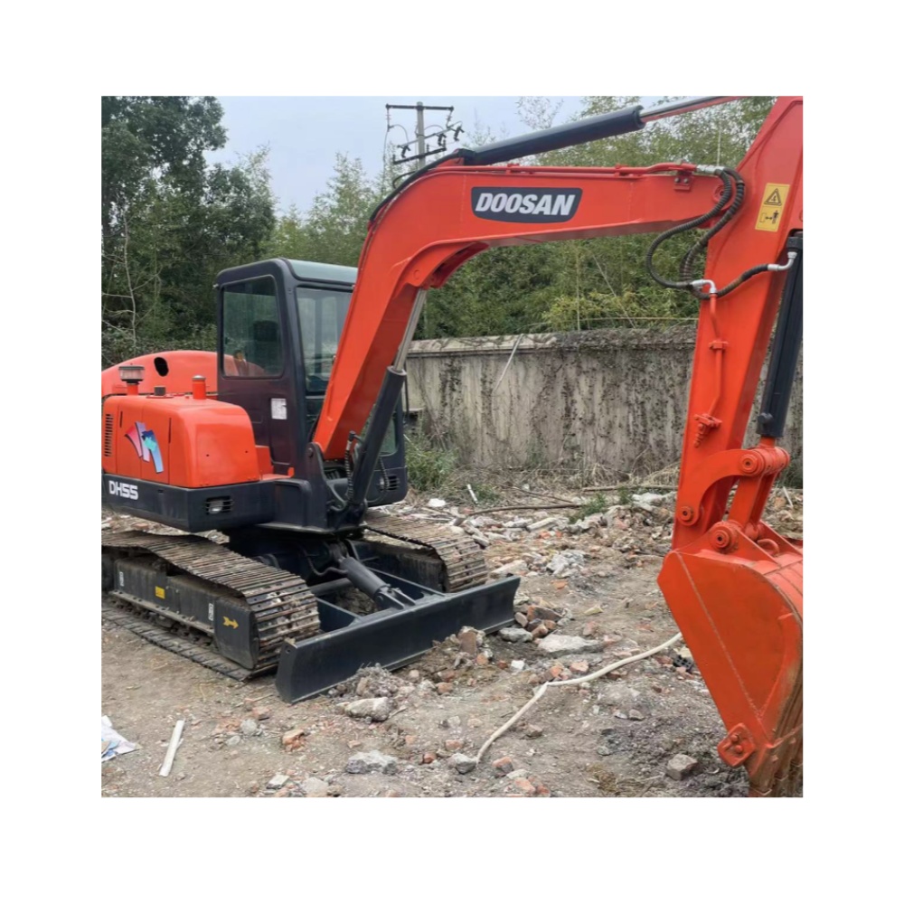 Used Doosan Dx55 Mini Digging Machine Second Hand Mini Excavator