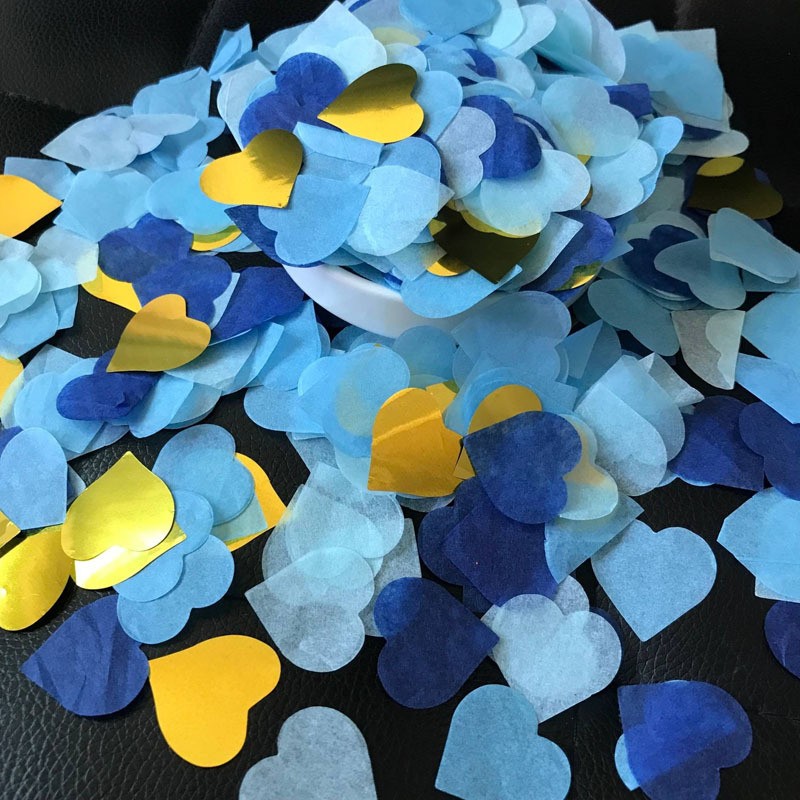 Make Your Party Holiday Stand Out with Heart Tissue Paper Confetti in Customized Colors