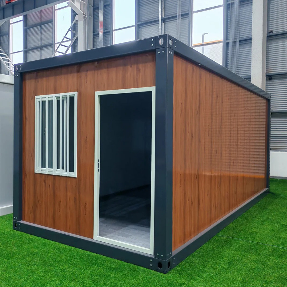  Security Door Outdoor Modular Container House with Customized Color and Top Roof Water Proof Manufactures