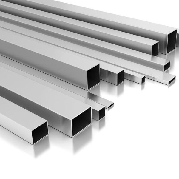 ISO9001 Extruded Aluminum Square Tubing Telescopic Rectangular Aluminum